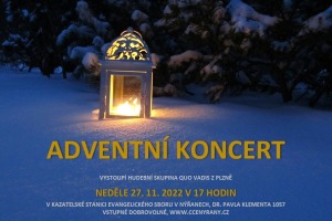 Adventní koncert Quo Vadis  27. 11. 2022 