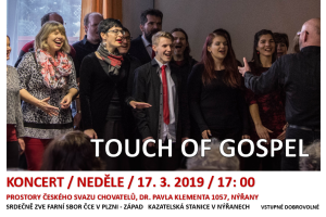 Koncert Touch of Gospel 17.3.2019